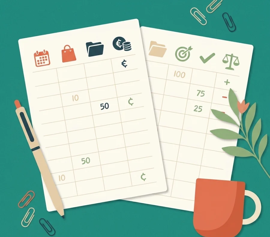 5 Free Budget & Money Printables — free printable PDFs