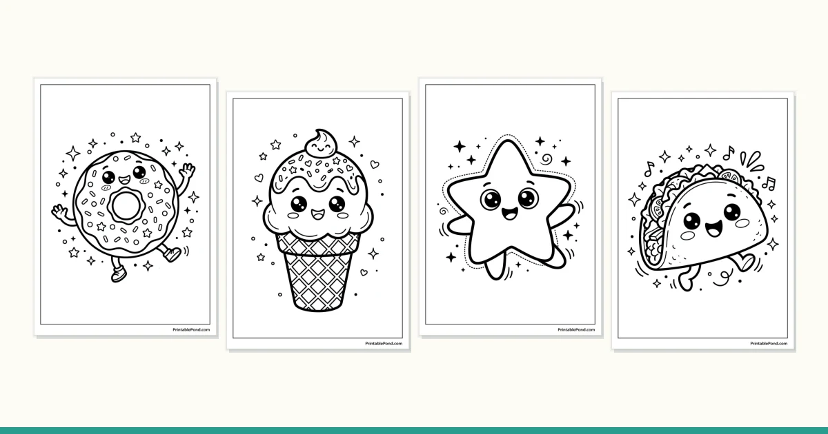 69 Free Kawaii Coloring Pages — free printable PDFs