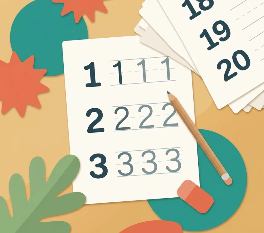 21 Free Number Tracing Worksheets (0-20) — free printable PDFs