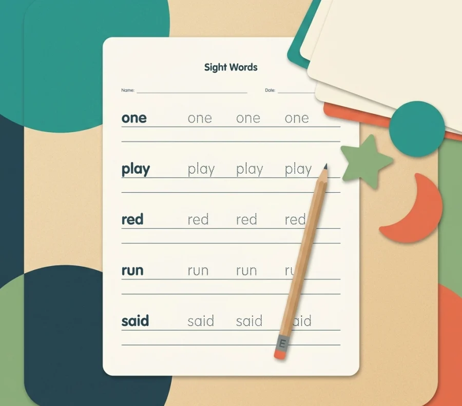 28 Free Sight Word Worksheets — free printable PDFs