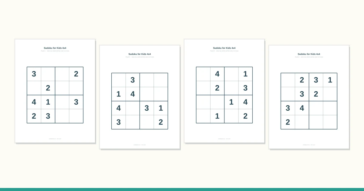 A printable sudoku grid with thicker box lines and some squares filled in