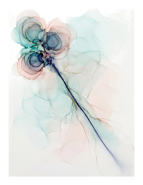 Alcohol Ink Fluid Art Blooms 202609022243 — free printable