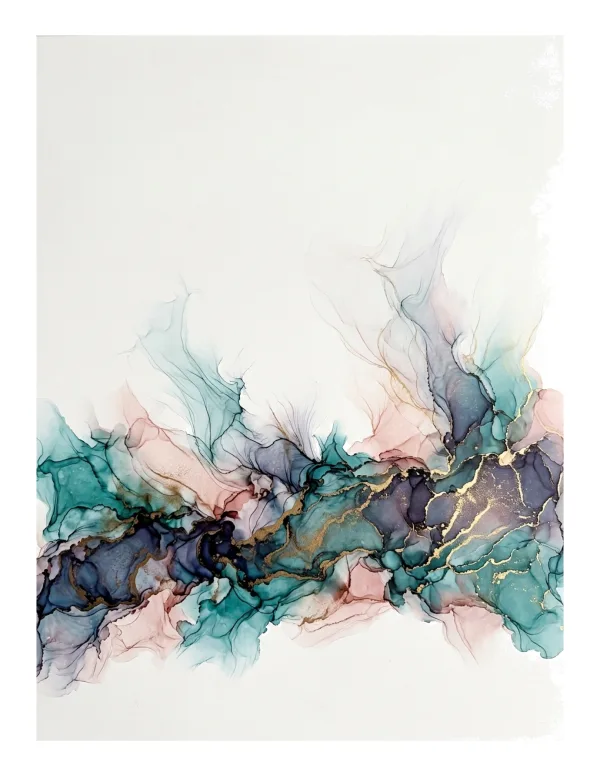 Pigment Drift With Gold Veins 202609022243 — free printable